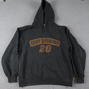 Tony Stewart Hoodie Mens Large Winners Circle NASCAR #20 Pullover Sweatshirt